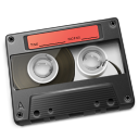 Cassette Red Icon icon